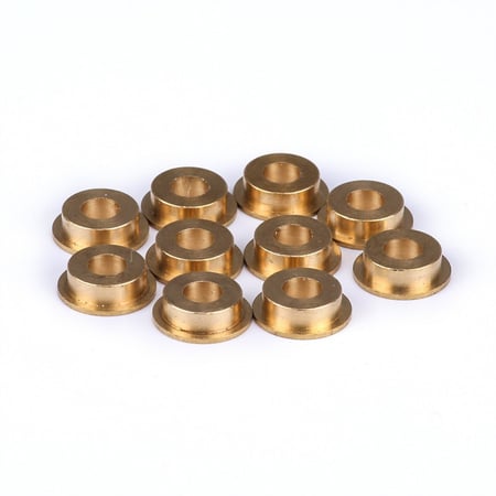 Flange Copper Sleeve 4*8*3mm (10-Pack)