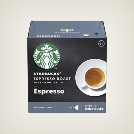ستاربكس كبسولات دولشي غوستو اسبريسو روست STARBUCKS ESPRESSO ROAST