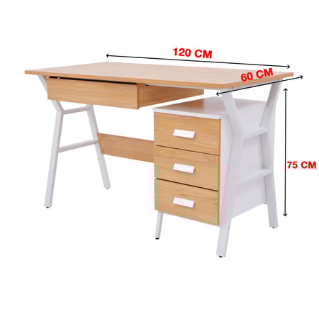 مكتب كاما 120 سم  خشبي 9614-120-B