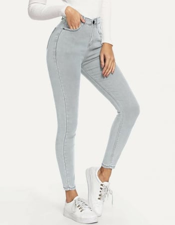 بنطلون جينز فاتح