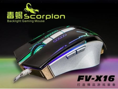 ماوس ألعاب سلكية سكوربيون FOREV FV-X16 Scorpion Backlight Gaming Mouse