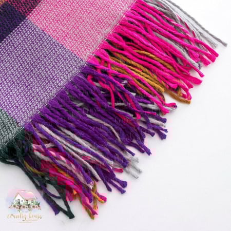 شال مميز بألوان زاهية