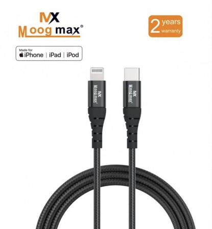 كيبل ايفون-تايب سي قماش معتمد من شركة ابل MX-009