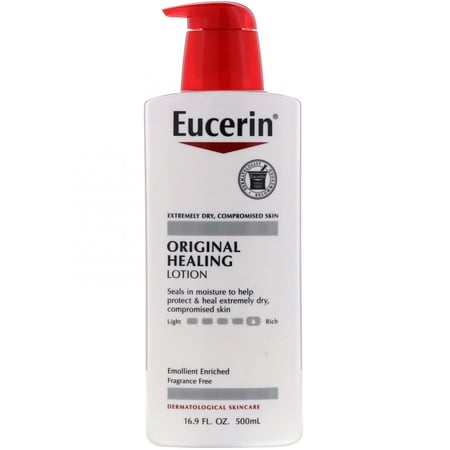 Eucerin, كريم مرطب للبشرة الجافة والحساسة، 500 مل
