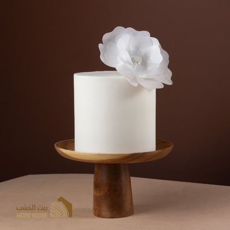حامل كيك خشبي (بعبارة)