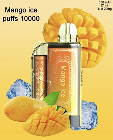 برو مود 10000 سحبه مانجو ايس PRO MODE 10000 PUFFS MANGO ICE
