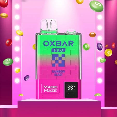 أوكس بار 10000 سحبة حلاوة راين بو OXBAR MAGIC MAZE PRO 10000 PUFFS Rai