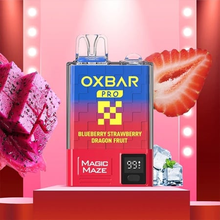 أوكس بار 10000 سحبة بلو بيري وفراولة OXBAR MAGIC MAZE PRO 10000 PUFFS