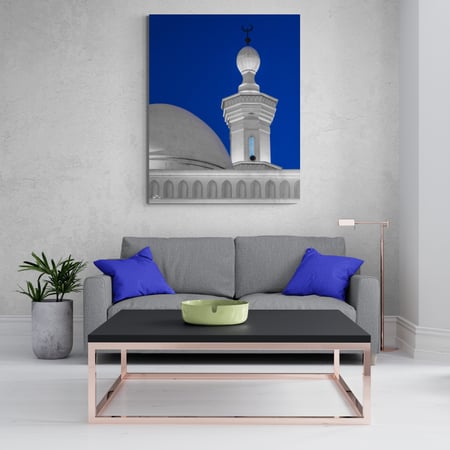 منارة الايمان – لوحة جدارية فنية لمسجد في الرياض