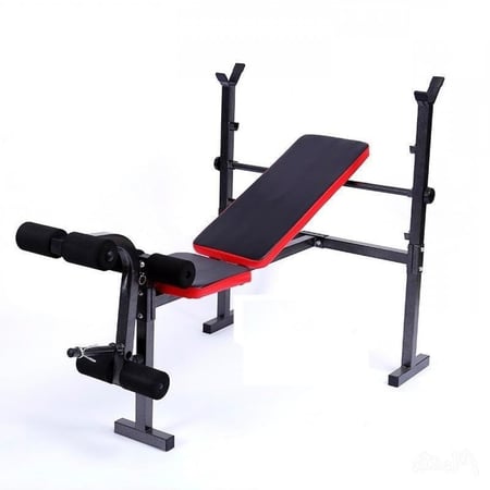 بنش الومبي مع حامل اثقال Olympic Bench HC-208