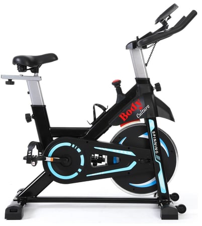 دراجة ثابتة +فرشة+ عجلة تمرين البطن