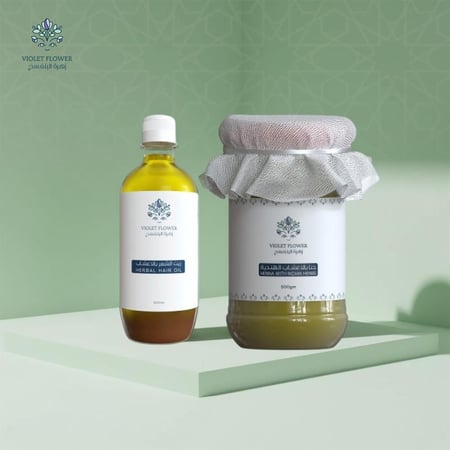 بكج حنا وزيت الأعشاب الهندية بنصف السعر