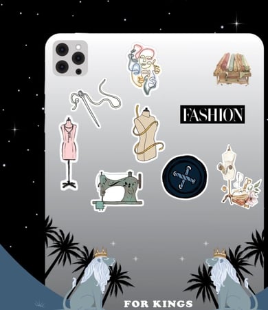 ستيكرات تصميم أزياء