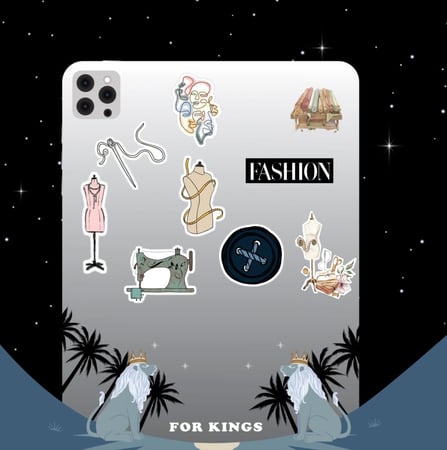 ستيكرات تصميم أزياء