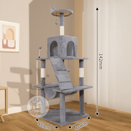 خداشة للقطط كبيرة متعددة الاستخدامات مع تصميم أنيق ومريح