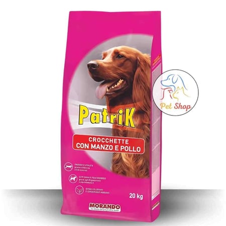 اكل كلاب موراندو باتريك طعام جاف للكلاب البالغة لحم بقري ودجاج 20 كيلو