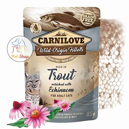 كارنيلوف طعام رطب للقطط البالغة بنكهة السلمون 85 جرام