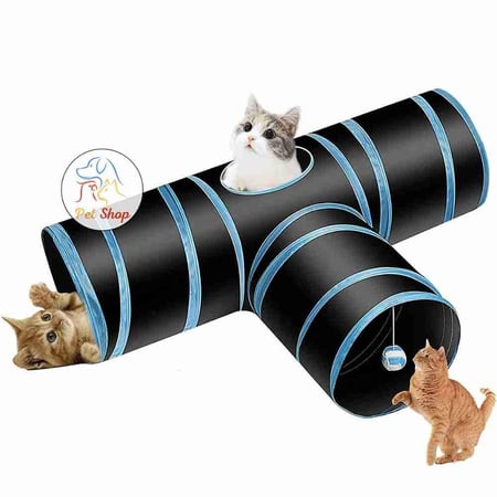 نفق ترفيهي للقطط والحيوانات الأليفة الصغيرة