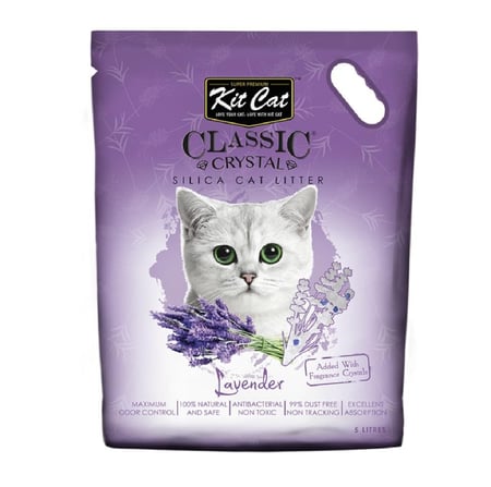 كت كات رمل كريستال اللافندر 5 لتر