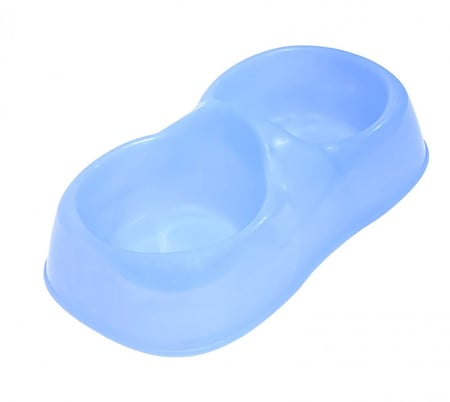 صحن بلاستيك مزدوج عدة الوان