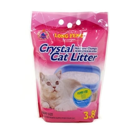 رمل قطط كريستال 3.8 لتر فائق الامتصاص