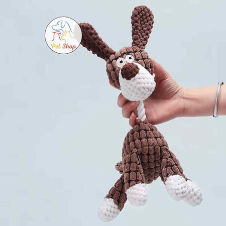 دمى قطنية على شكل حيوانات للكلاب بتصاميم متنوعة