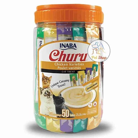 اكل قطط اينابا تشورو هريسة الدجاج اظرف عبوة 14gx50