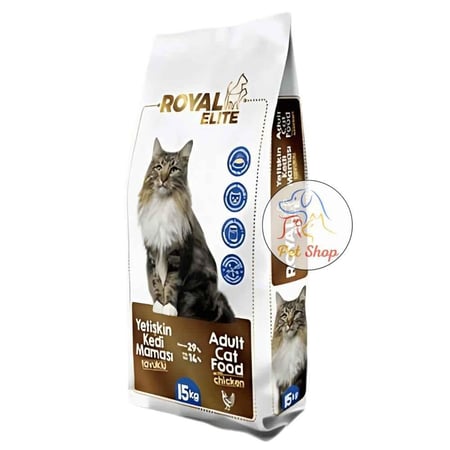 رويال ايليت طعام جاف للقطط البالغة بنكهة الدجاج 15 كيلو