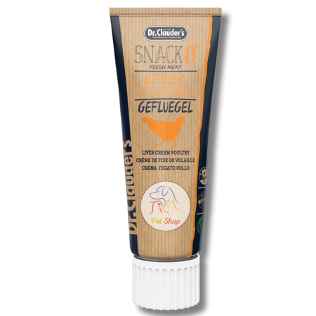 دكتور كلاودر سناك ات مكافات كريمة كبدة الدواجن وكريمة سمك السلمون