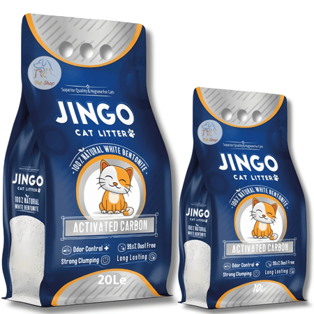 رمل قطط,رمل جينجو,رمل جينغو,رمل جينقو,رمل فضلات القطط,تراب للقطط