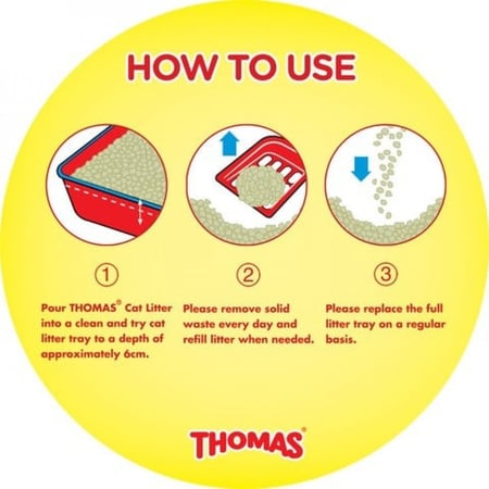 رمل فضلات القطط توماس متعدة الخيارت