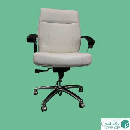 كرسي مكتب فاخر - لون أبيض