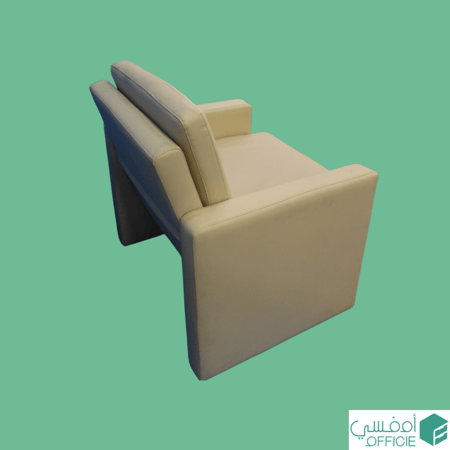 كنبة جلدية سكري مقعد واحد