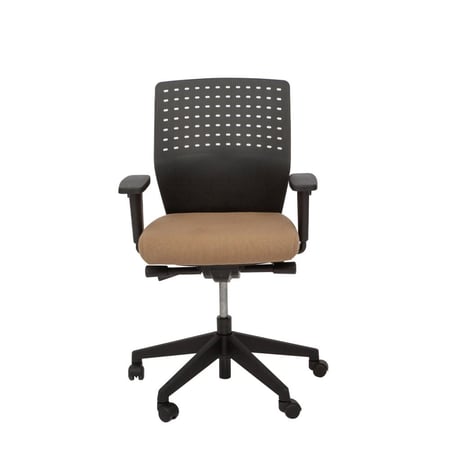 كرسي عمل إيطالي أنيق بظهر قابل للرفع