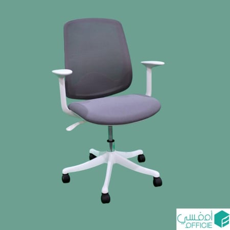كرسي مكتبي - أبيض