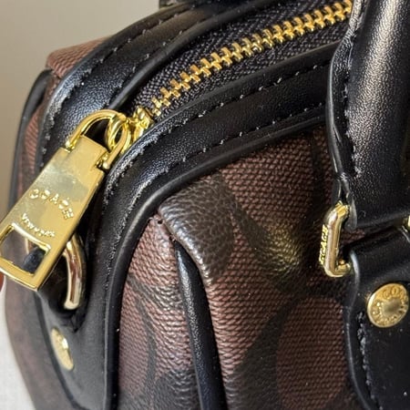 Coach Rowan 20-Dark Brown