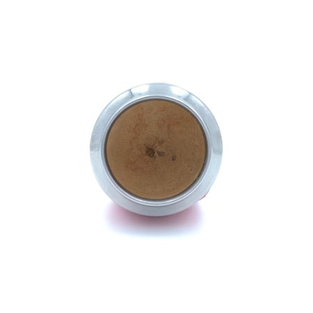 من الداخل كوب ثمرة القرع  شكل بيضاوي لون أسود لمشروب المتة