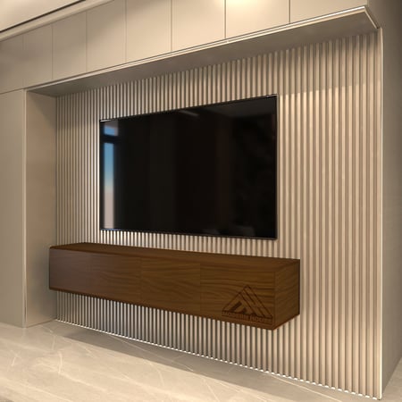 طاولة تلفاز مقاس مترين لون بني 2001 -موديل Lusy