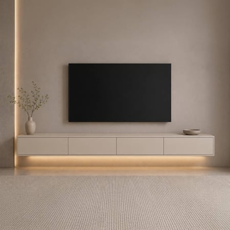 طاولة تلفاز معلقه (تفصيل)