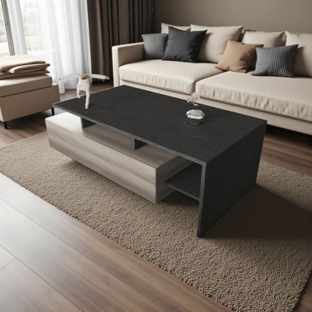 طاولة وسط رمادي 2031 مع رمادي 2020-موديل Alfa