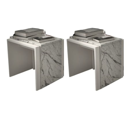 طاولة تلفاز معلقه مقاس 280 لون رخامي-موديل Lusy