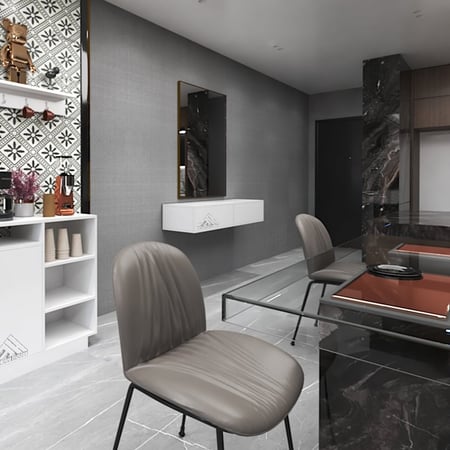 مدخل لون ابيض -موديل Lusy