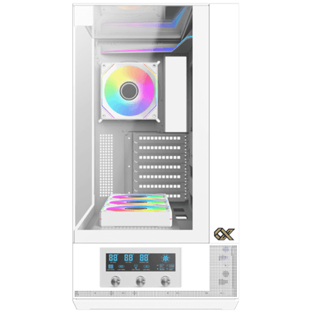 زيجماتيك Vision كيس بي سي بحجم E-ATX Mid Tower مع 7 مراوح ARGB