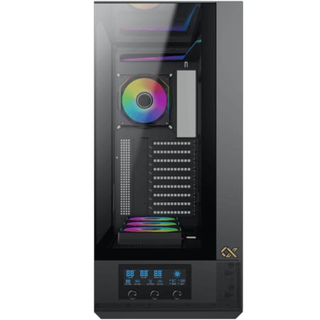 زيجماتيك Vision Pro كيس بي سي بحجم E-ATX Mid Tower مع 8 مراوح ARGB