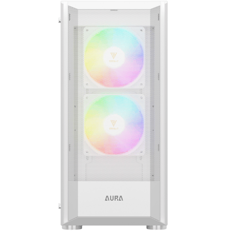 جامدياس AURA GC6 كيس بي سي بحجم ATX Mid Tower مع 3 مراوح ARGB