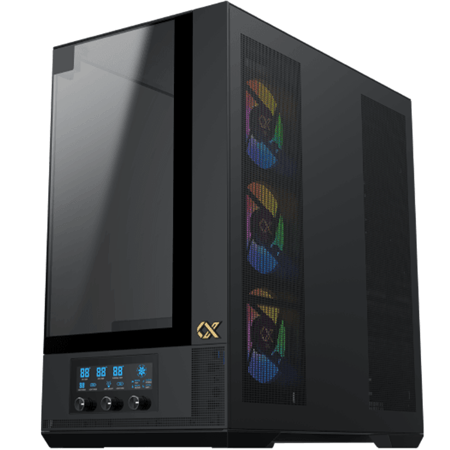 زيجماتيك Vision كيس بي سي بحجم E-ATX Mid Tower مع 7 مراوح ARGB