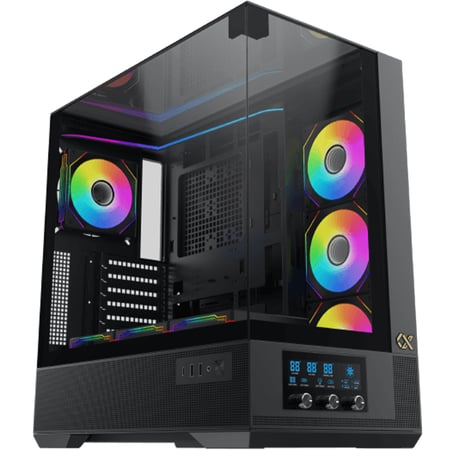 زيجماتيك Vision كيس بي سي بحجم E-ATX Mid Tower مع 7 مراوح ARGB