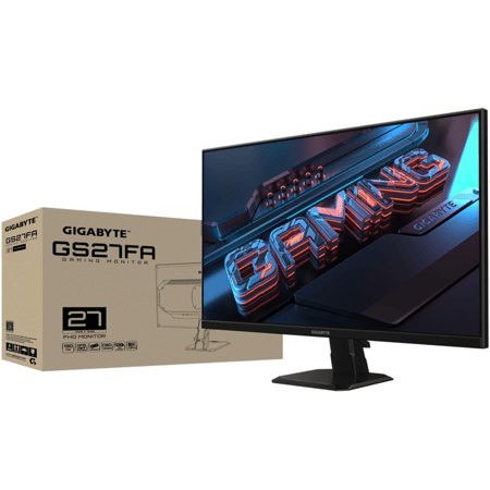 جيجابايت GS27FA شاشة 27 بوصة IPS بدقة Full-HD تردد 180Hz واستجابة 1ms