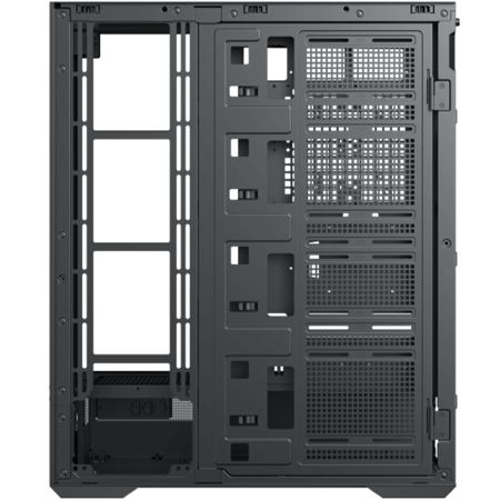 زيجماتيك Vision Pro كيس بي سي بحجم E-ATX Mid Tower مع 8 مراوح ARGB