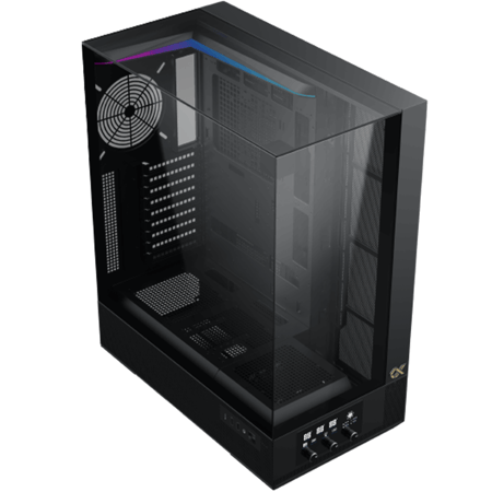 زيجماتيك Vision Pro كيس بي سي بحجم E-ATX Mid Tower مع 8 مراوح ARGB